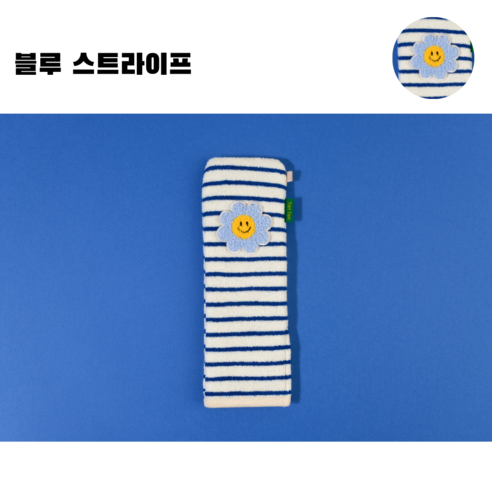 데이지 스트라이프의 매력으로 코트에서 돋보이는 세련된 테니스 라켓 그립 커버