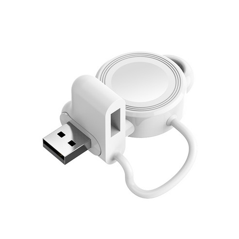 애플워치 6세대 SE세대 USB C 타입 마그네틱 무선 충전기, 화이트