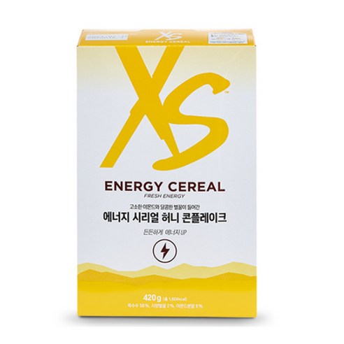XS 에너지 시리얼 허니 콘플레이크, 420g, 1개