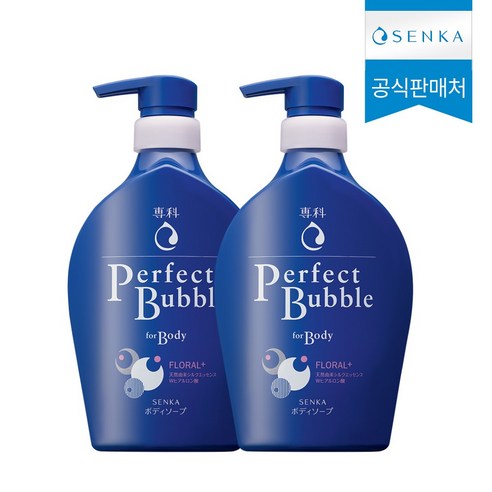 센카 퍼펙트 버블 포 바디 플로럴 플러스 N, 500ml, 2개