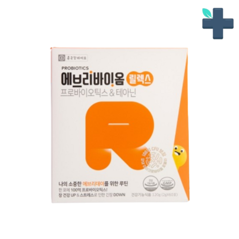 종근당 바이오 에브리바이옴 릴렉스 100억 유산균, 120g, 1개