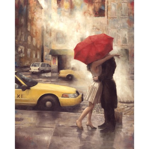 돌아라 예쁜 캔버스형 액자 보석 십자수 DIY 비즈공예 40x50cm, 40*50cm, 1개, ZP2008
