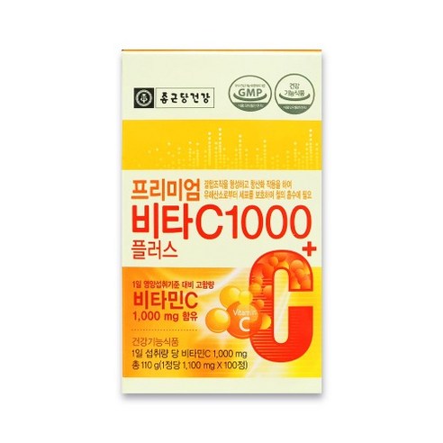 종근당건강 - 프리미엄 비타C1000 플러스 1100mg x 100정, 1개