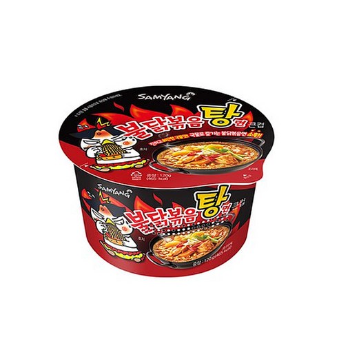 삼양 불닭볶음탕면 큰컵 120g, 8개  Best 5