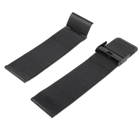 팔찌 스트랩 밴드 시계 밴드 손목 밴드, 블랙, 11x2.4cm, 스테인레스 스틸