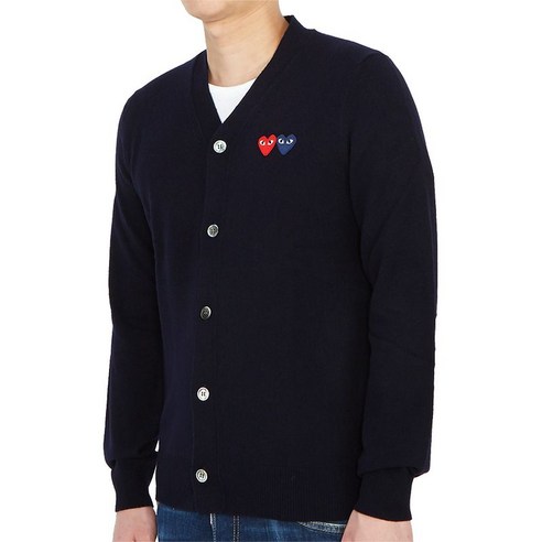 꼼데가르송 더블와펜 남성 가디건 AZ N058 051 2