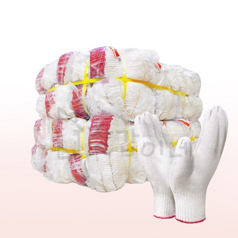 장갑이네 국산 100% 면장갑 목장갑 60g, 60g 일반손목(X사), 100개