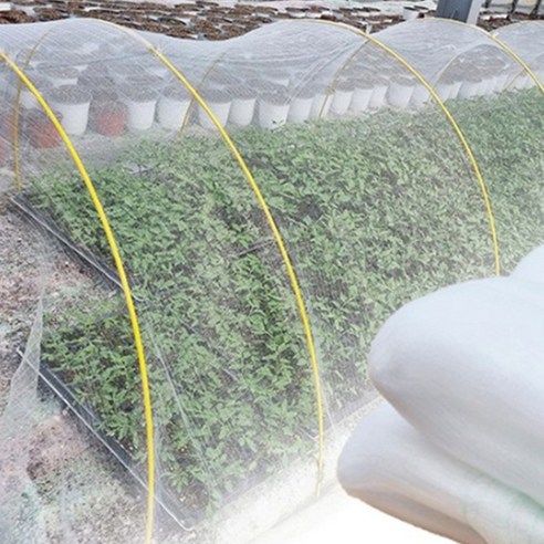 촘촘한 방어막, 2Mx20M 방충망 한랭사로 해충 걱정 끝!