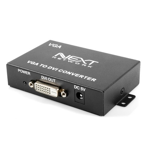 이지넷유비쿼터스 NEXTU NEXT-2425VDC VGA to DVI 변환 컨버터 젠더