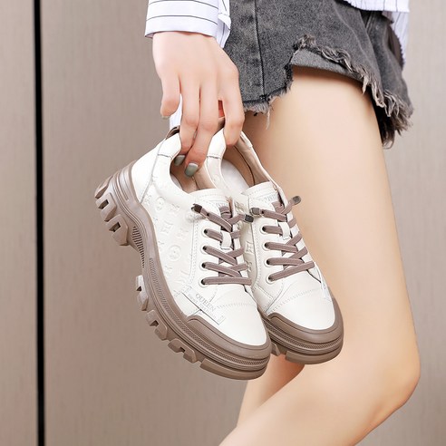 콩코드 여성 캐주얼 키높이 스니커즈 운동화 4cm 2268