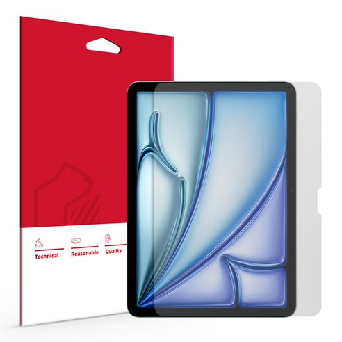 아이패드에어 6세대 11인치 M2 지문방지 저반사 액정보호필름, 풀커버형 저반사