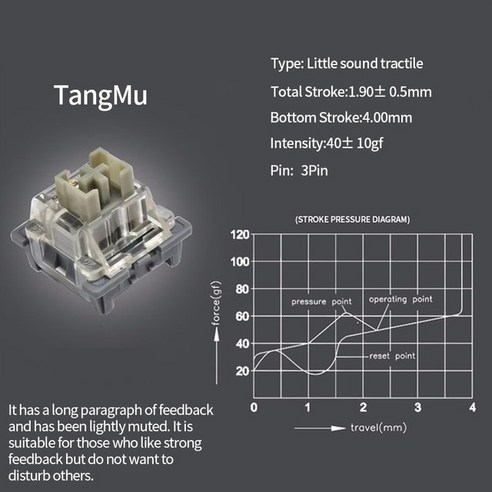 키보드스위치 Outemu-기계식 키보드 스위치 3 핀 무음 클릭 리니어 촉각 홀리 판다 윤활유 RGB 게임 MX, [01] 10pcs, [03] Tactile Panda