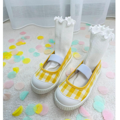 사랑스러운 디자인과 안전한 소재로 아이의 발걸음에 행복을 더하는 니발내발 솜사탕프릴양말