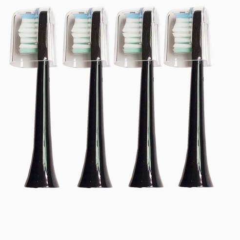 Sarmocare S100/S200 초음파 소닉 핏 Digoo DG-YS11 용 6Pcs 교체 전동 칫솔 헤드, 4pcs heads