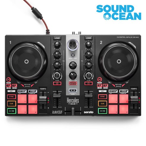 허큘레스 헤라클레스 스마트 디제이 컨트롤러 HERCULES Smart DJ Controller, Inpulse 200 MK2 인펄스 200