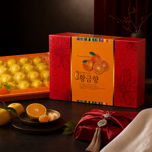 [추석선물세트] 16Brix 프리미엄 황금향 선물세트, 1박스, 1.5kg