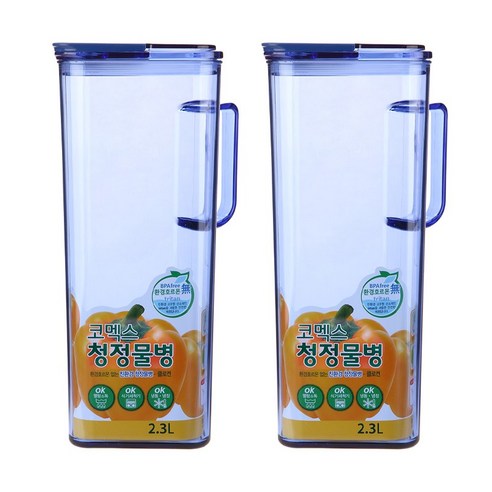 코멕스 청정물병 2p, Blue, 2.3L
