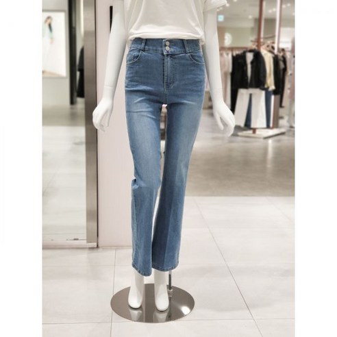 올리브데올리브 투버튼 세미 부츠컷 데님 팬츠 YJ4ML520 백화점 아울렛 (3653549)