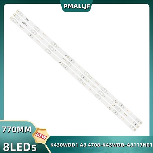 15 반려견/대 LED 백라이트 스트립 K430WDD1 A3 4708-K43WDD-A3117N01 43LFA69K KE430WDF 43PFF5664/T3 43M1 E4301FC 4