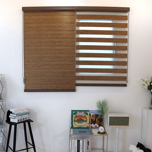 암막블라인드 추천 상품가림창 우드룩 콤비블라인드 사이즈 맞춤제작 주문제작 제품 사진