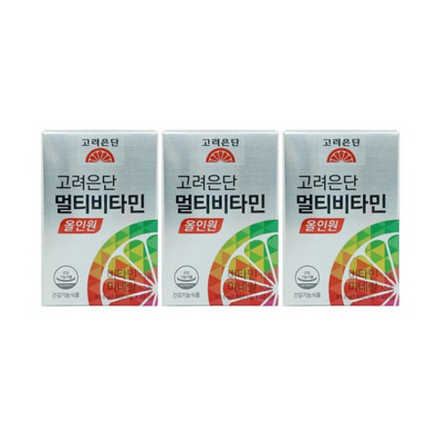 고려은단 멀티비타민 올인원 1560mg x 60정 3박스 6개월분.DM, 상세페이지 참조, 상세페이지 참조, 상세페이지 참조, 상세페이지 참조 Best Top5