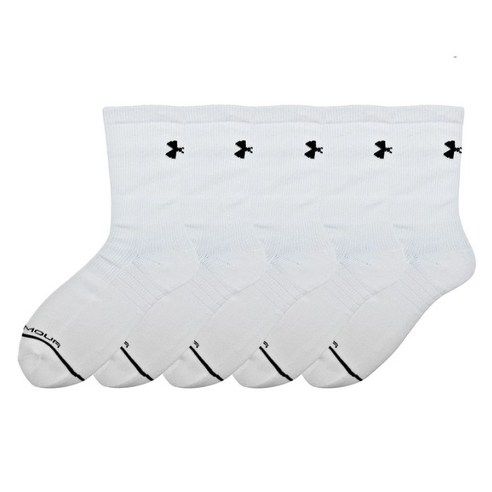 언더아머 남성 미드 크루 양말, 발에 선사하는 최고의 편안함과 기능성