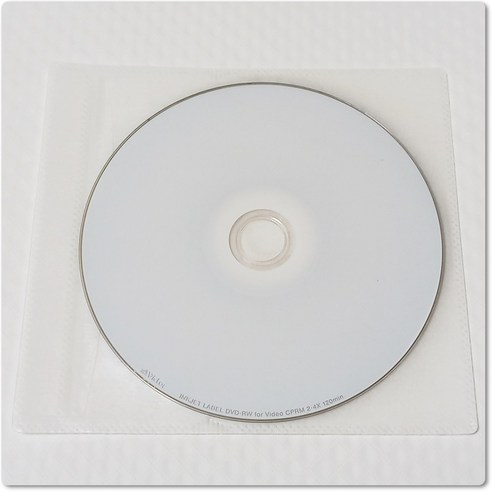 일본 브랜드 DVD-RW 2배속 4배속 6배속 10장 소분 판매, 10개, TDK DVD-RW 2배속 논프린터블
