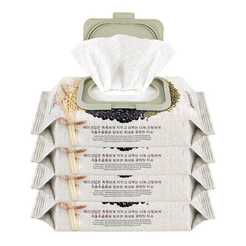 메디플라워 그래놀라 딥 클렌징 티슈, 100매입, 4개