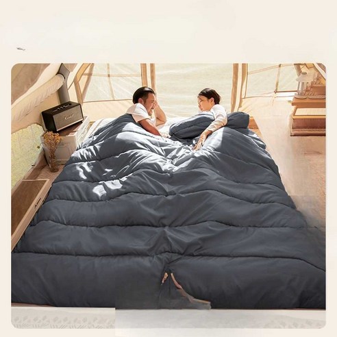 빅사이즈 동계 침낭 이불겸용 와이드 경량 차박 침낭, 1개, 7. 2.0kg 적포도 100cm