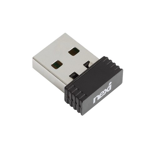 넥시 무선 랜카드 USB 노트북 데스크탑용 와이파이 수신기 NX150N, 1개