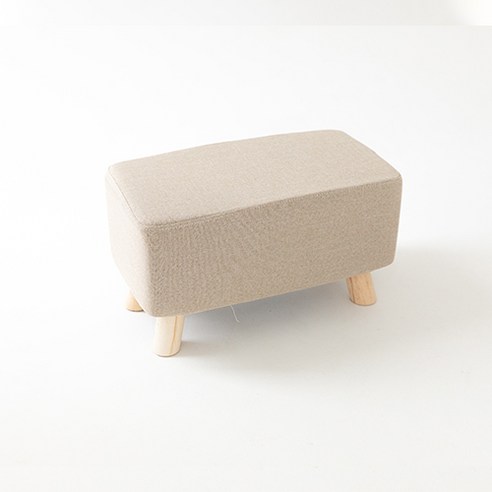 제이런 책상 발받침대 사무실 풋레스트 발받침, 베이지색, 50cm(가로) X 16cm(높이)