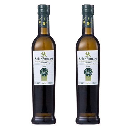 솔레르로메로 엑스트라버진 올리브오일, 2개, 500ml