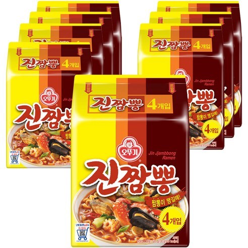 오뚜기 진짬뽕 봉지라면, 96개