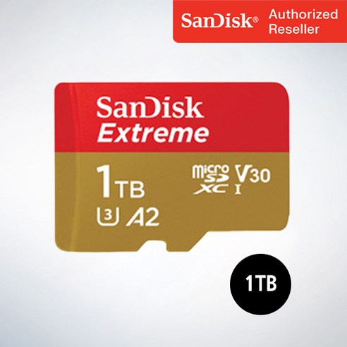 샌디스크 마이크로 SD카드 SDXC Extreme 익스트림 QXAV 1TB, 1개