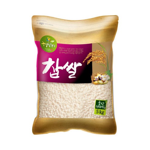 햅쌀 국산 찹쌀 5kg, 1개