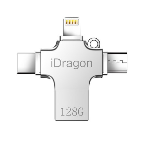 DFMEI 멀티폰 리더 PC USB 일반 카메라 블랙박스 TF 메모리 미니는 안드로이드 타입-COTG 올인원 리더에 적용됩니다., Usb2.0, DFMEI 알루미늄 합금 [올인원 U 디스크 128G]