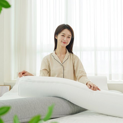 하우스터 천연 라텍스 바디필로우 롱쿠션 - 최고의 휴식을 위한 선택