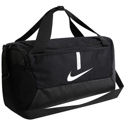 나이키 ACADEMY TEAM SMALL DUFFEL 운동 헬스 여행 팀백 더플백 가방, black+white, 1개