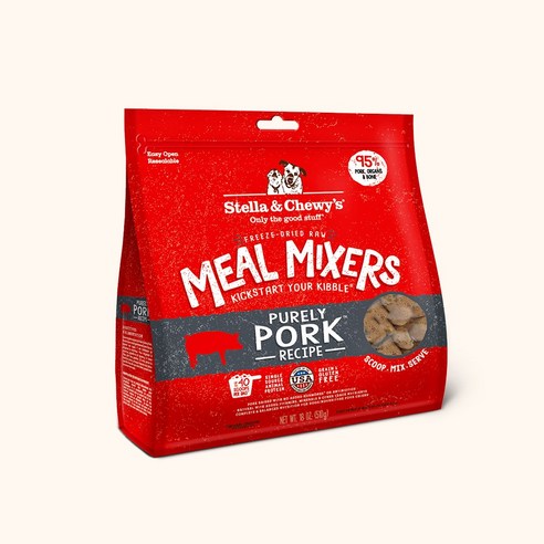 [공식] 스텔라앤츄이스 강아지 동결건조 사료 포크 밀믹서 18oz(510g), 돼지, 510g, 1개