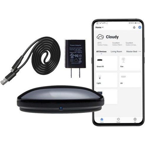 스마트 IR 리모컨 All in One Blaster 컨트롤 TV DVD 에어컨 STB용 범용 WiFi 적외선 Alexa Google Assistant와 호환, 1 pack with Adapter, R4(IR) 에어컨와이파이 스마트 IR 리모컨 All in One Blaster 컨트롤 TV DVD 에어컨 STB용 범용 WiFi 적외선 Alexa Google Assistant와 호환, 1 pack with Adapter, R4(IR) 에어컨와이파이