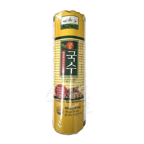 칠갑농산 콩국수용 국수, 900g, 3개