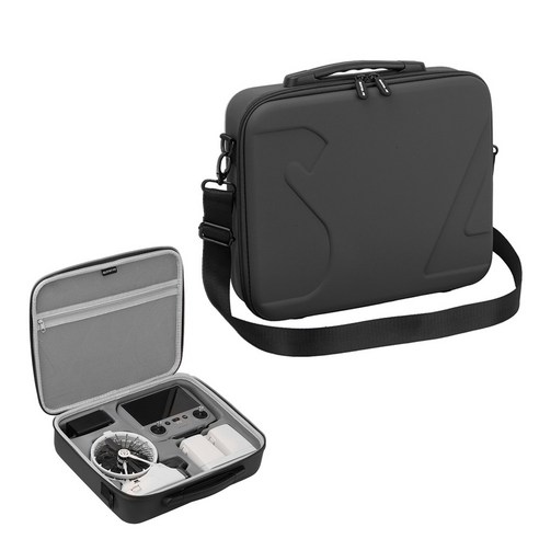 써니라이프 DJI 플립 콤보케이스(PU Leather Ver.) 드론가방 악세사리(드론 미포함), 블랙, 1개