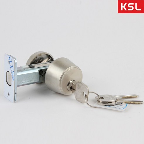 KSL KSL-2200 데드볼트 키뭉치 현관문 열쇠 잠금장치 손잡이 도어록, KSL-2200데드볼트(80mm)