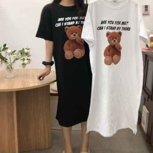 여름 원피스 잠옷 추천상품 편안한 잠자리를 위한 필수품: 오뮬 홈웨어 반팔 원피스