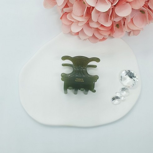 프랑스핀 셀룰로이드 클래식 반묶음 집게핀