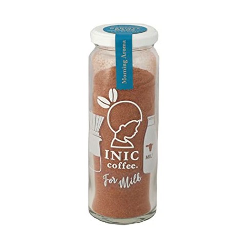 INIC coffee 모닝 아로마 바리스타 메이드 항아리 85g [최고급 카페라떼][사탕수수 설탕의 은은한 단맛][파우더 커피의 최고봉][세계 챔피언도 채용한 맛의 맛!], 1개, 1개입