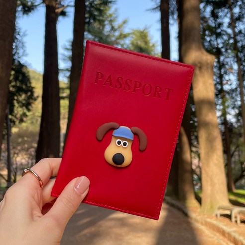 귀여운 캐릭터 여권 케이스 커버 지갑
