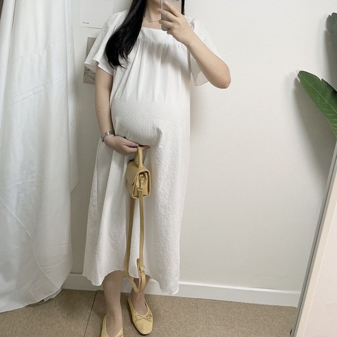 여름, 태교여행, 편안함과 스타일을 모두 갖춘 빅사이즈 롱 원피스