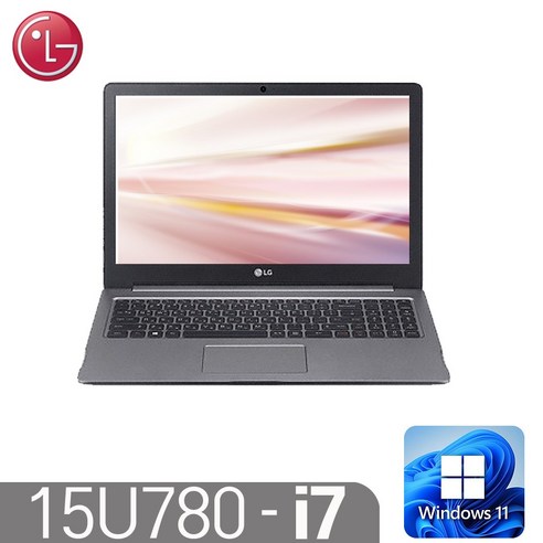 [LG 15U780] 울트라북 인텔 8세대 i7-8550 16G SSD512G GTX1050 윈11 15.6인치, 15U780, WIN11 Pro, 16GB, 512GB, 다크