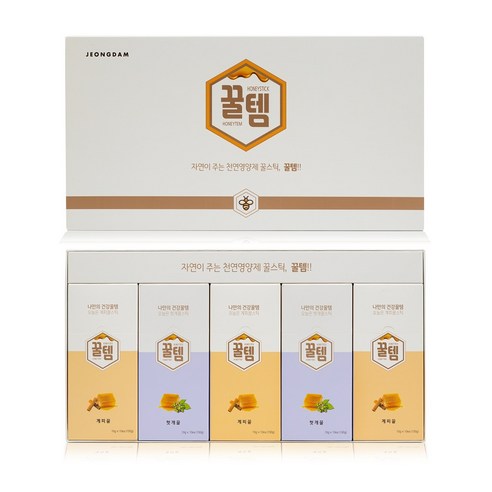 CNS 국내산 천연 아카시아꿀 허니 스틱 선물세트, 50개, 10g